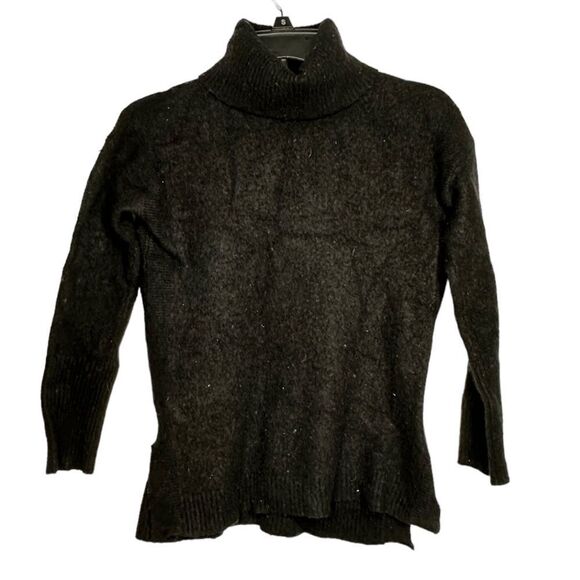 Catherine Malandrino Black‎ Cashmere Turtleneck Sweater - Picture 1 of 4